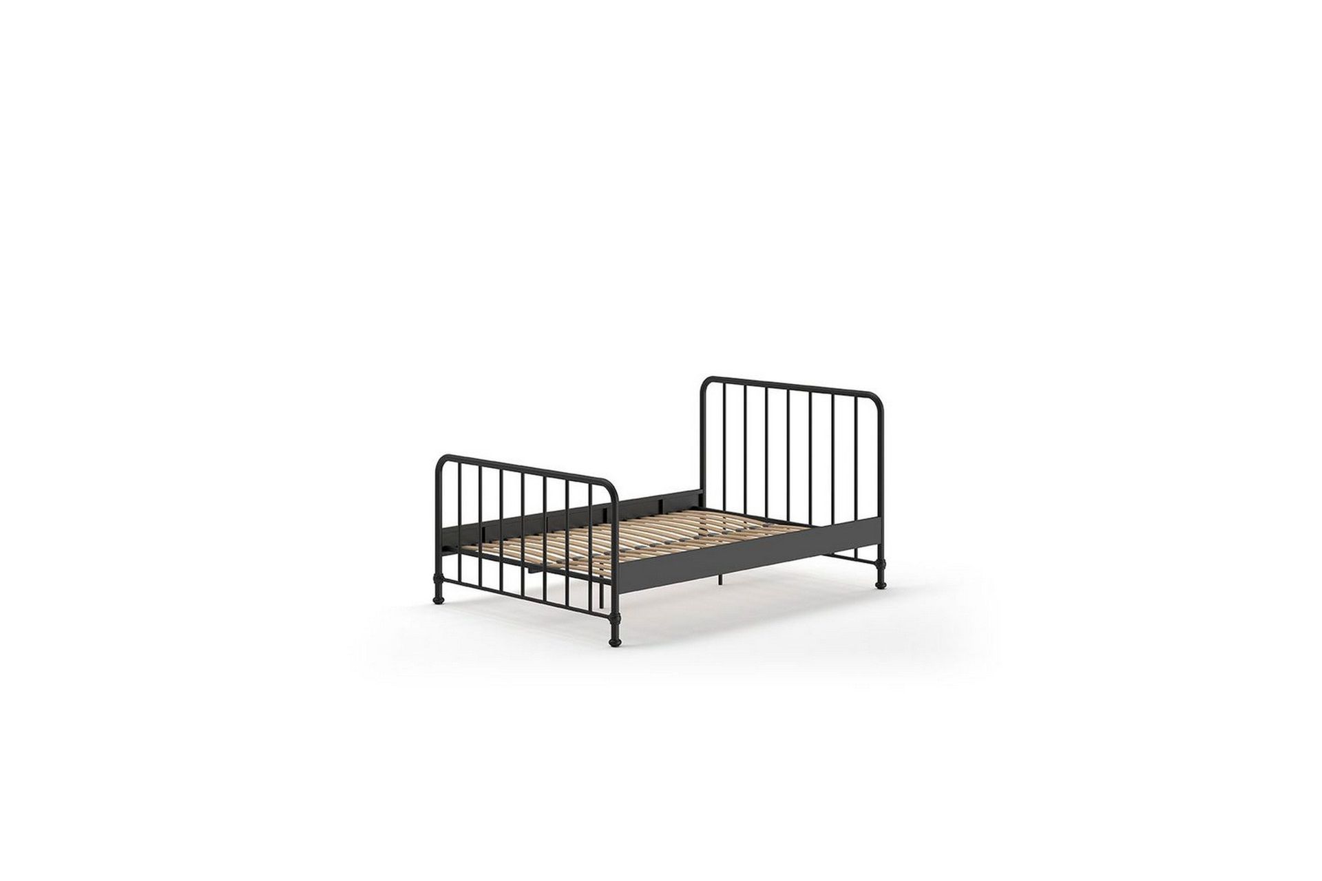 Seng Bronxx Svart, 140 x 200 cm - Svart, 140 x 200 cm
