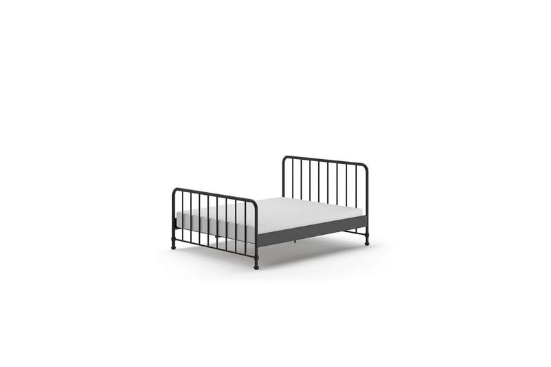 Seng Bronxx Svart, 160 x 200 cm - Svart, 160 x 200 cm - Møbler - Barnemøbler - Barneseng & Juniorseng