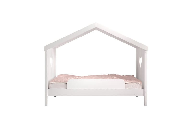 Seng med Fallsikring Amori Hvit - Møbler - Barnemøbler - Barneseng & Juniorseng - Husseng