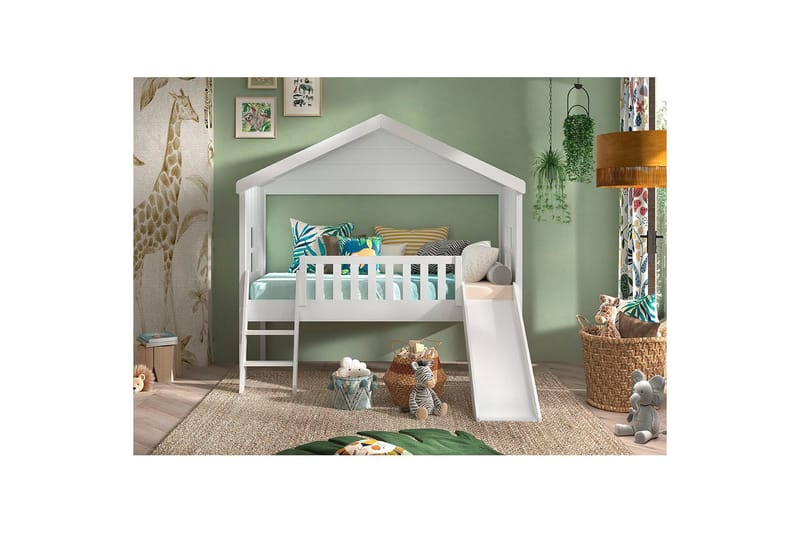 Seng med sklie Bousebed - Møbler - Barnemøbler - Barneseng & Juniorseng - Husseng