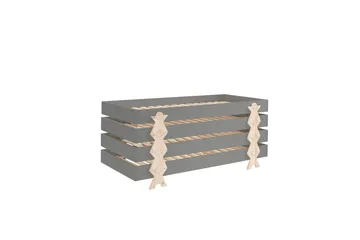 Seng Modulo med smilefjes ben Grå, 4