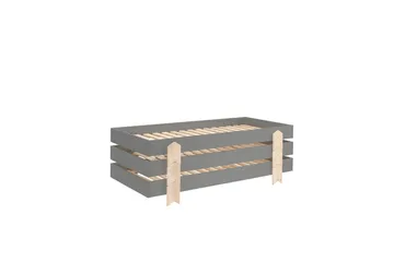 Seng Modulo med pilformede ben Grå, 3
