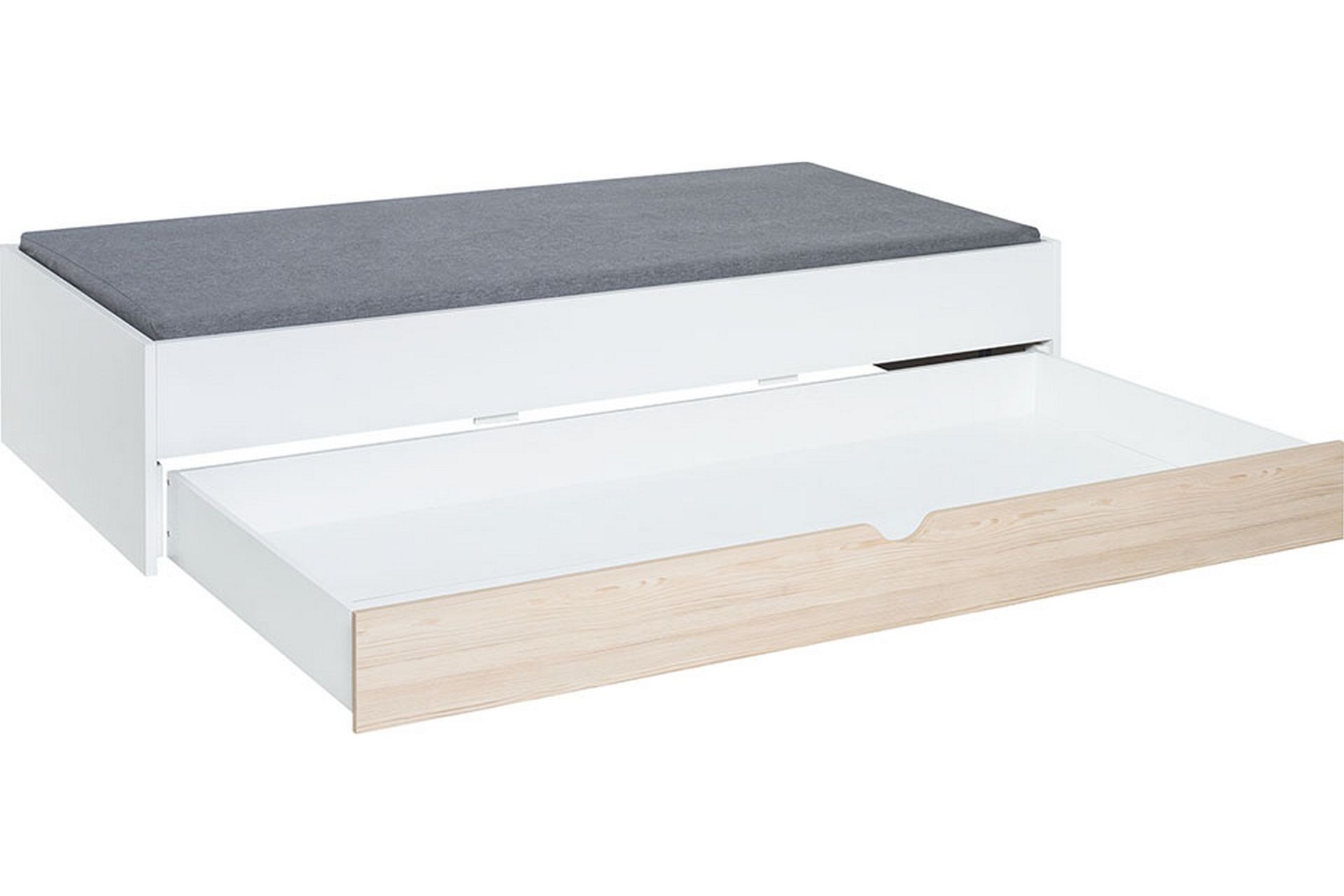 Seng Stige 90X200 hvit / furu - VOX - Møbler - Barnemøbler - Barneseng & Juniorseng