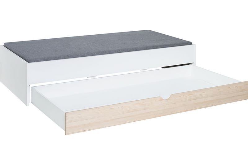 Seng Stige 90X200 hvit / furu - VOX - Møbler - Barnemøbler - Barneseng & Juniorseng