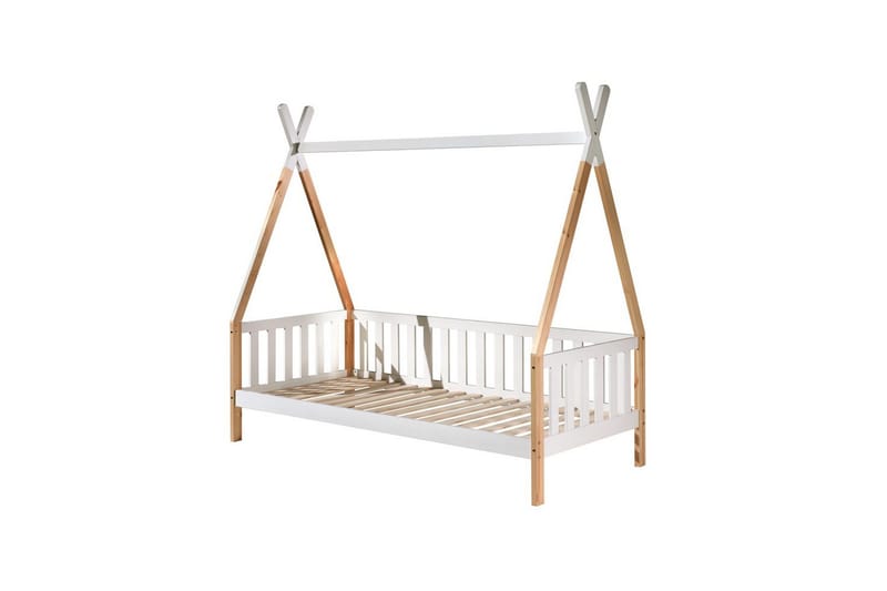 Seng Tipi 90x200 cm Med gjerde, Med gjerde