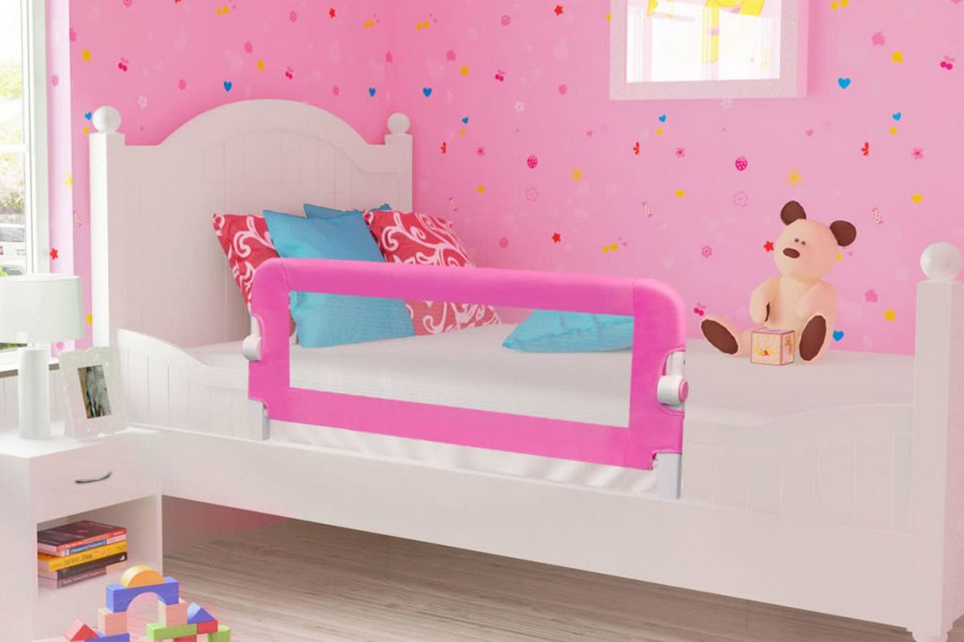 Sengehest småbarn 102 x 42 cm rosa - Møbler - Barnemøbler - Barneseng & Juniorseng