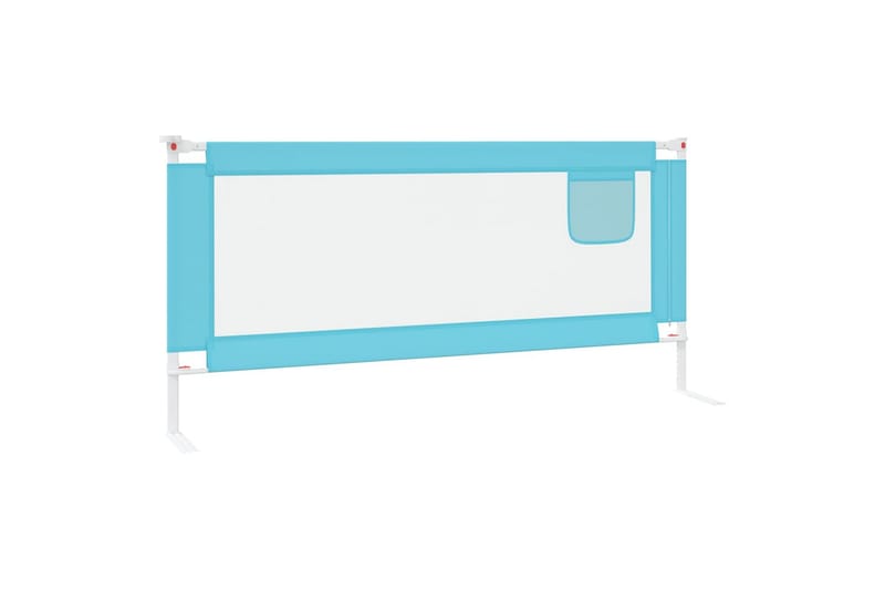 Sengehest småbarn blå 200x25 cm stoff - Blå - Møbler - Barnemøbler - Barneseng & Juniorseng