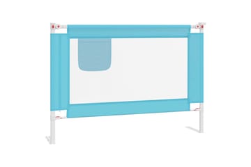 Sengehest småbarn blå 90x25 cm stoff - Blå - Møbler - Barnemøbler - Barneseng & Juniorseng
