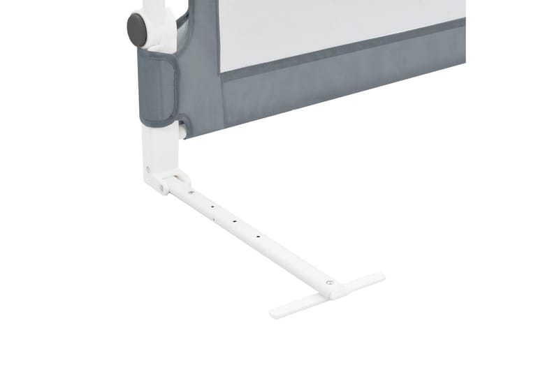 Sengehest småbarn grå 102x42 cm polyester - Møbler - Barnemøbler - Barneseng & Juniorseng