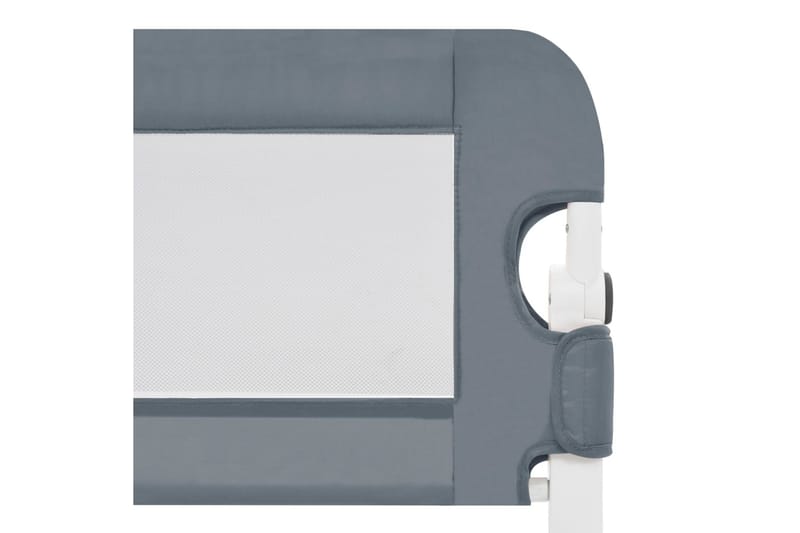 Sengehest småbarn grå 120x42 cm polyester - Møbler - Barnemøbler - Barneseng & Juniorseng