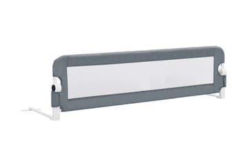 Sengehest småbarn grå 150x42 cm polyester - Møbler - Barnemøbler - Barneseng & Juniorseng