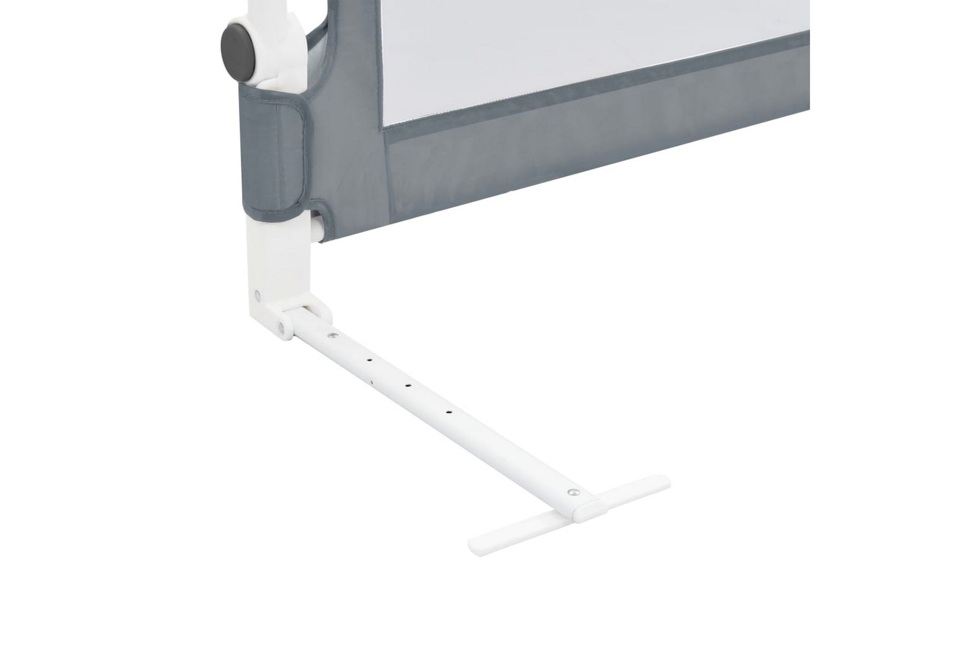 Sengehest småbarn grå 150x42 cm polyester - Møbler - Barnemøbler - Barneseng & Juniorseng