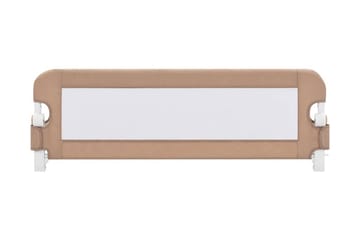 Sengehest småbarn gråbrun 120x42 cm polyester - Møbler - Barnemøbler - Barneseng & Juniorseng