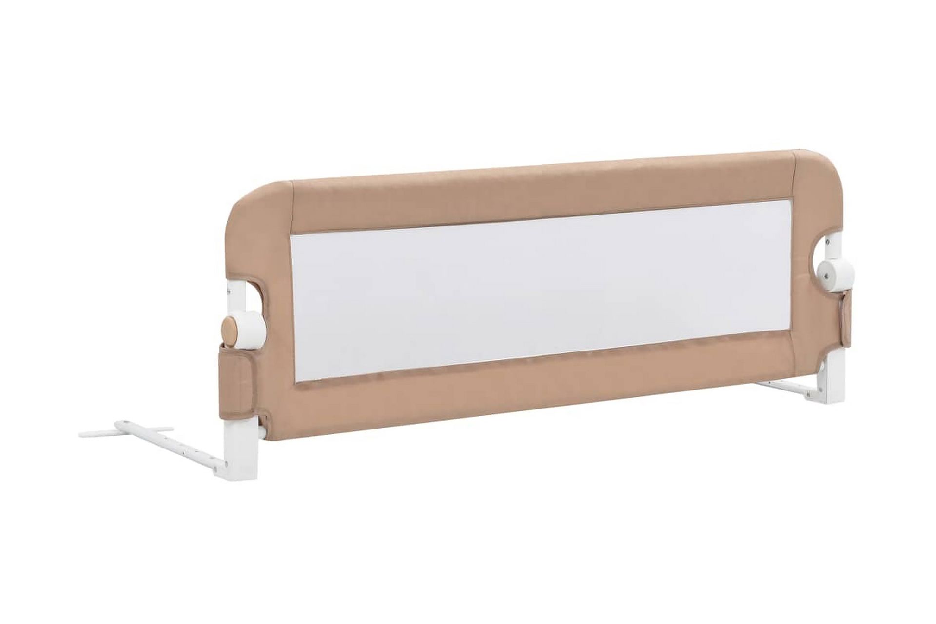 Sengehest småbarn gråbrun 120x42 cm polyester - Møbler - Barnemøbler - Barneseng & Juniorseng