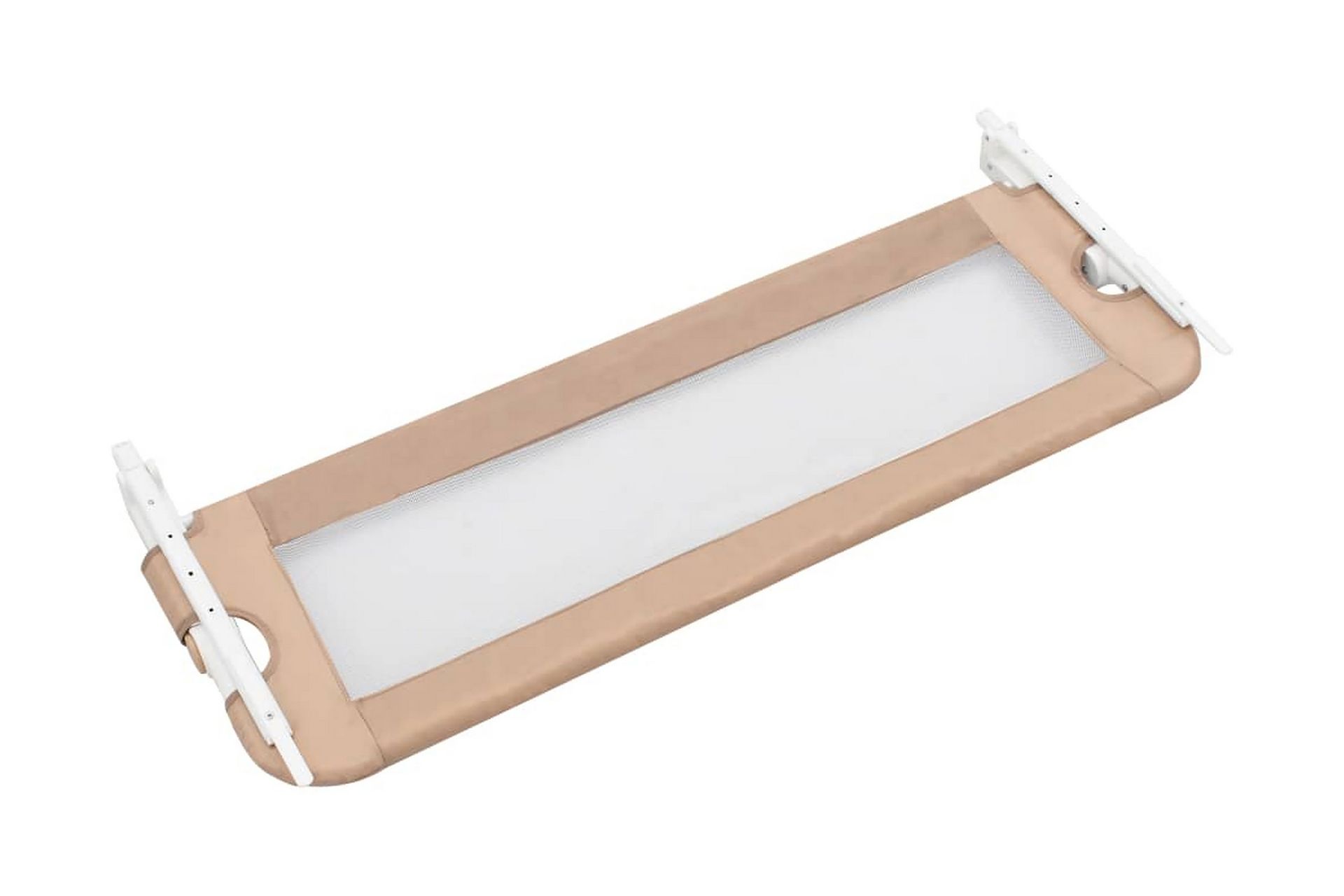 Sengehest småbarn gråbrun 120x42 cm polyester - Møbler - Barnemøbler - Barneseng & Juniorseng