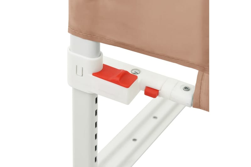 Sengehest småbarn gråbrun 140x25 cm stoff - Taupe - Møbler - Barnemøbler - Barneseng & Juniorseng