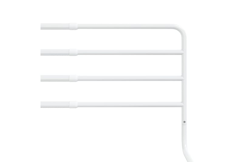 Sengehest småbarn hvit (76-137)x55 cm jern - Hvit - Møbler - Barnemøbler - Barneseng & Juniorseng