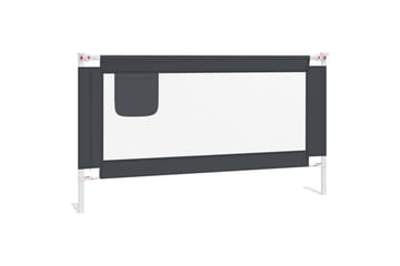 Sengehest småbarn mørkegrå 150x25 cm stoff - Grå - Møbler - Barnemøbler - Barneseng & Juniorseng