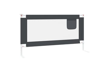 Sengehest småbarn mørkegrå 150x25 cm stoff - Grå - Møbler - Barnemøbler - Barneseng & Juniorseng