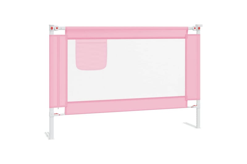Sengehest småbarn rosa 100x25 cm stoff - Rosa - Møbler - Barnemøbler - Barneseng & Juniorseng