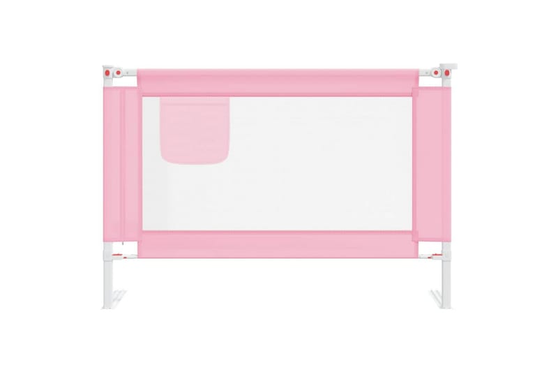 Sengehest småbarn rosa 100x25 cm stoff - Rosa - Møbler - Barnemøbler - Barneseng & Juniorseng
