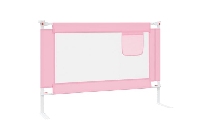 Sengehest småbarn rosa 100x25 cm stoff - Rosa - Møbler - Barnemøbler - Barneseng & Juniorseng