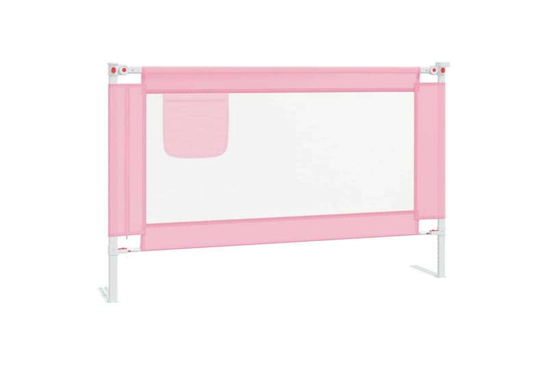 Sengehest småbarn rosa 120x25 cm stoff - Rosa - Møbler - Barnemøbler - Barneseng & Juniorseng