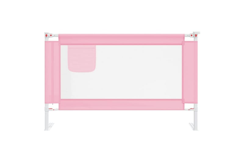 Sengehest småbarn rosa 120x25 cm stoff - Rosa - Møbler - Barnemøbler - Barneseng & Juniorseng