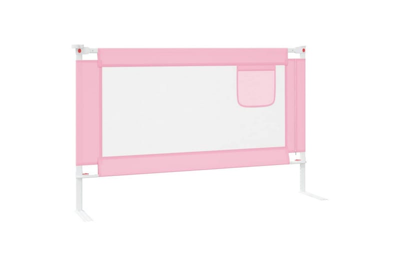 Sengehest småbarn rosa 120x25 cm stoff - Rosa - Møbler - Barnemøbler - Barneseng & Juniorseng