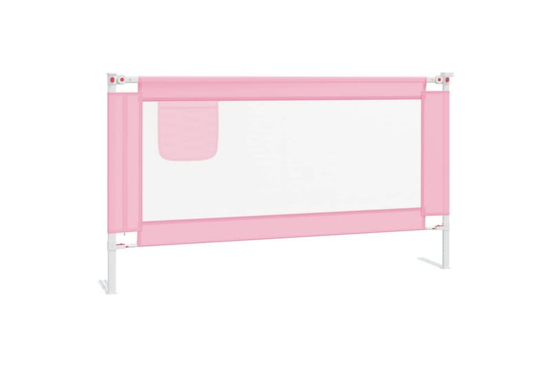 Sengehest småbarn rosa 150x25 cm stoff - Rosa - Barneseng & Juniorseng - Sengehest