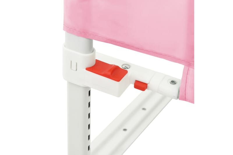Sengehest småbarn rosa 180x25 cm stoff - Rosa - Møbler - Barnemøbler - Barneseng & Juniorseng