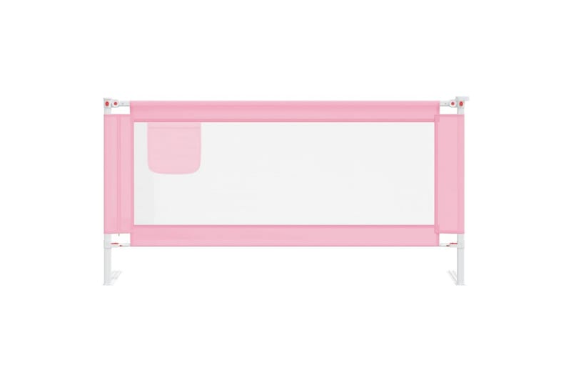 Sengehest småbarn rosa 180x25 cm stoff - Rosa - Møbler - Barnemøbler - Barneseng & Juniorseng