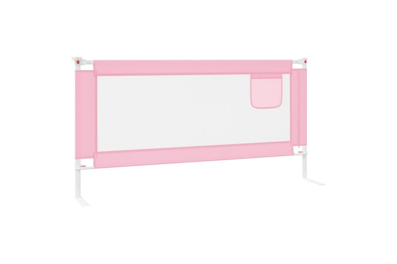 Sengehest småbarn rosa 180x25 cm stoff - Rosa - Barneseng & Juniorseng - Sengehest