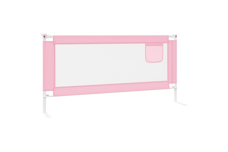 Sengehest småbarn rosa 190x25 cm stoff - Rosa - Møbler - Barnemøbler - Barneseng & Juniorseng