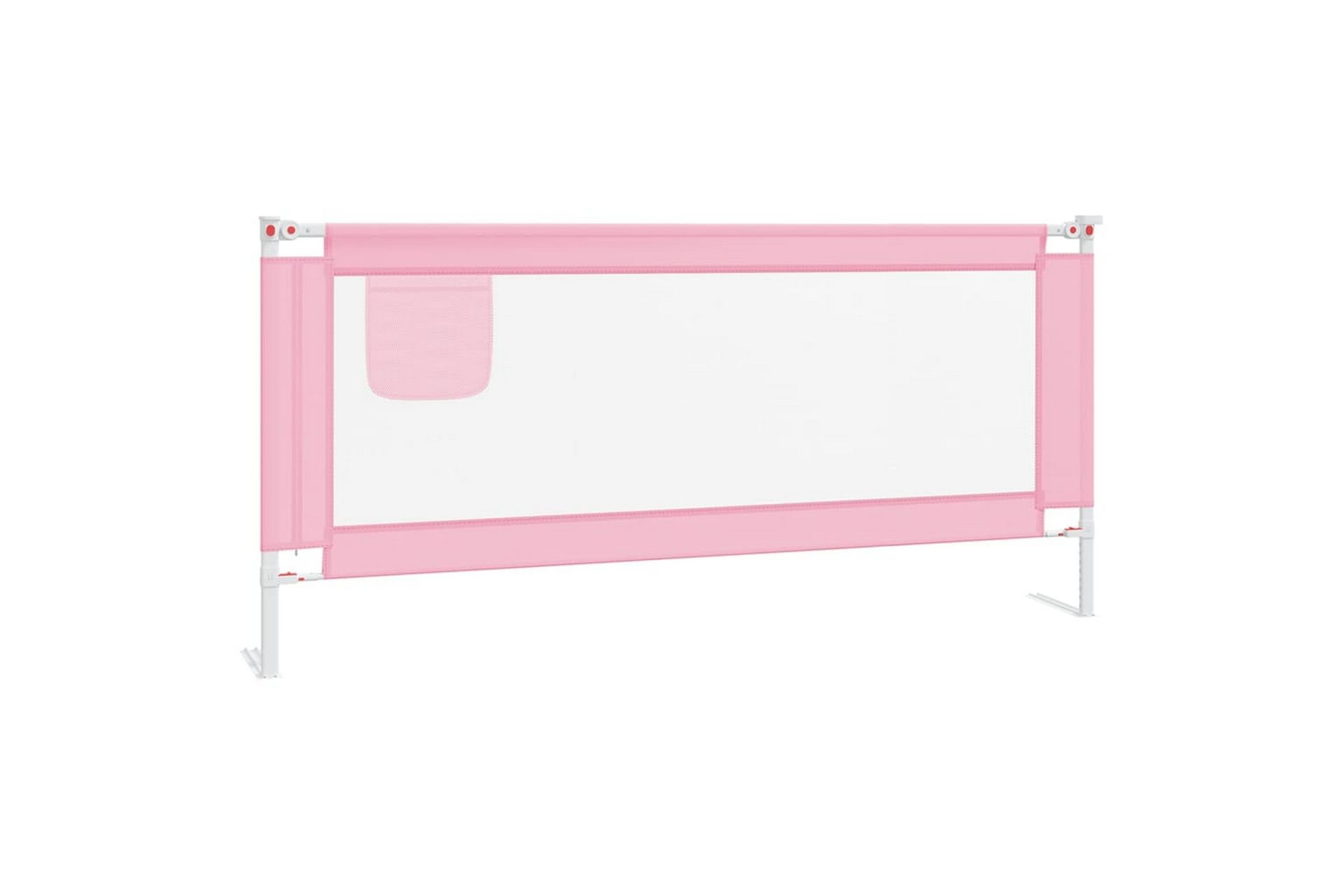 Sengehest småbarn rosa 200x25 cm stoff - Rosa - Møbler - Barnemøbler - Barneseng & Juniorseng