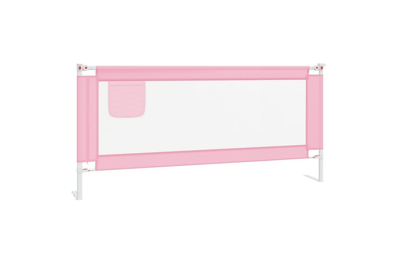 Sengehest småbarn rosa 200x25 cm stoff - Rosa - Barneseng & Juniorseng - Sengehest