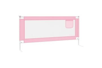 Sengehest småbarn rosa 200x25 cm stoff - Rosa - Møbler - Barnemøbler - Barneseng & Juniorseng