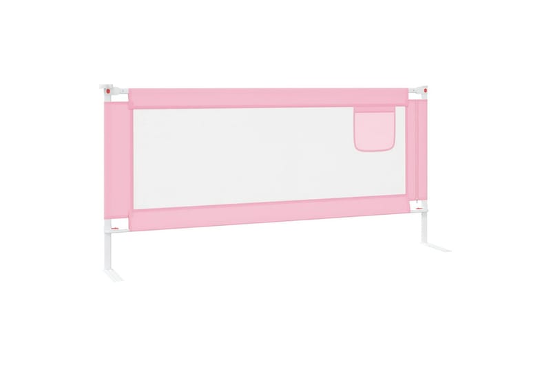 Sengehest småbarn rosa 200x25 cm stoff - Rosa - Møbler - Barnemøbler - Barneseng & Juniorseng