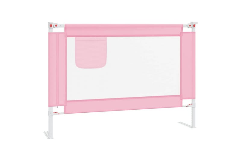 Sengehest småbarn rosa 90x25 cm stoff - Rosa - Møbler - Barnemøbler - Barneseng & Juniorseng