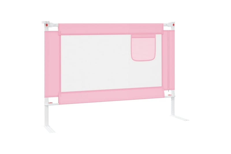 Sengehest småbarn rosa 90x25 cm stoff - Rosa - Møbler - Barnemøbler - Barneseng & Juniorseng
