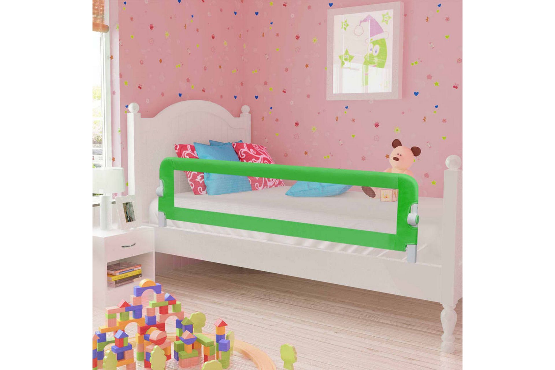 Sengehester småbarn 2 stk grønn 150x42 cm - Møbler - Barnemøbler - Barneseng & Juniorseng