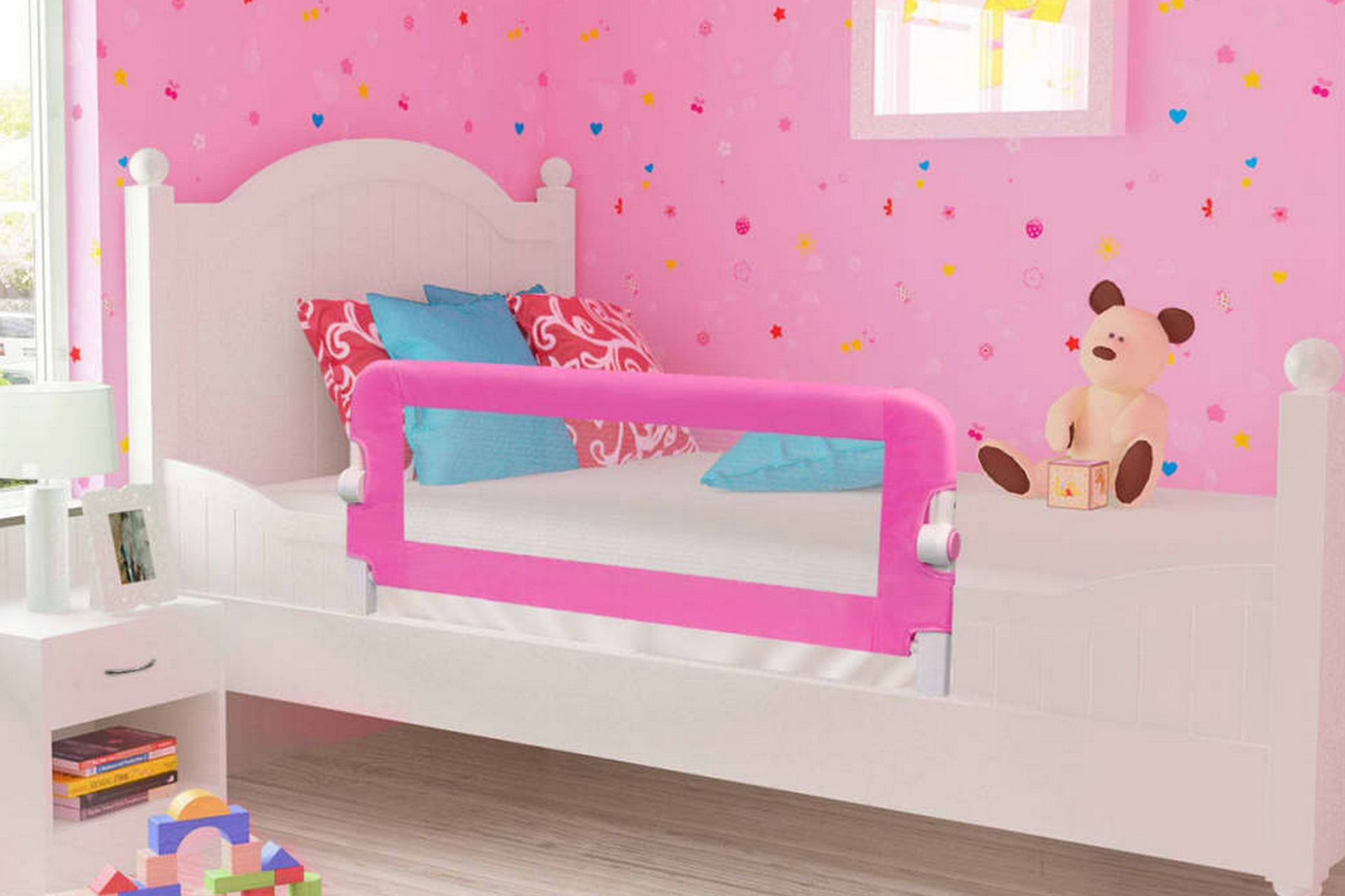 Sengehester småbarn 2 stk rosa 102x42 cm - Møbler - Barnemøbler - Barneseng & Juniorseng