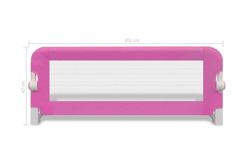 Sengehester småbarn 2 stk rosa 102x42 cm - Møbler - Barnemøbler - Barneseng & Juniorseng