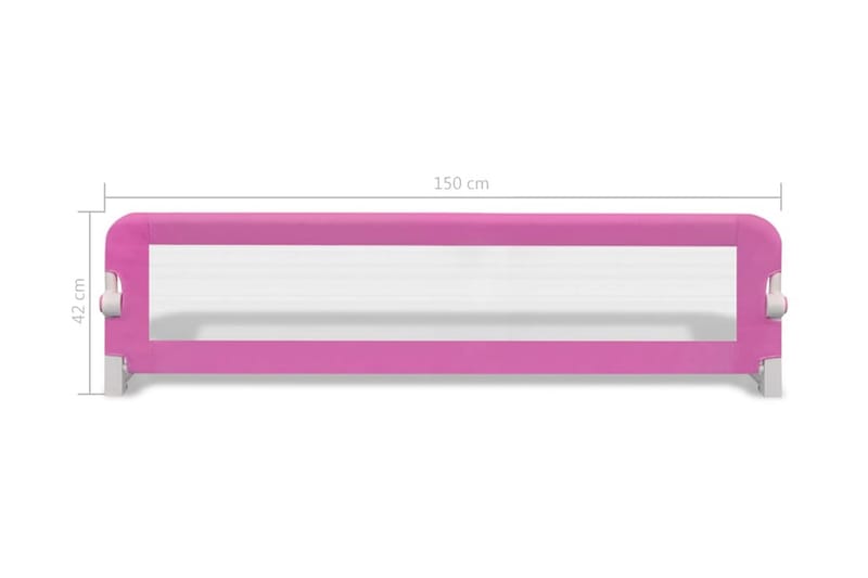 Sengehester småbarn 2 stk rosa 150x42 cm - Møbler - Barnemøbler - Barneseng & Juniorseng