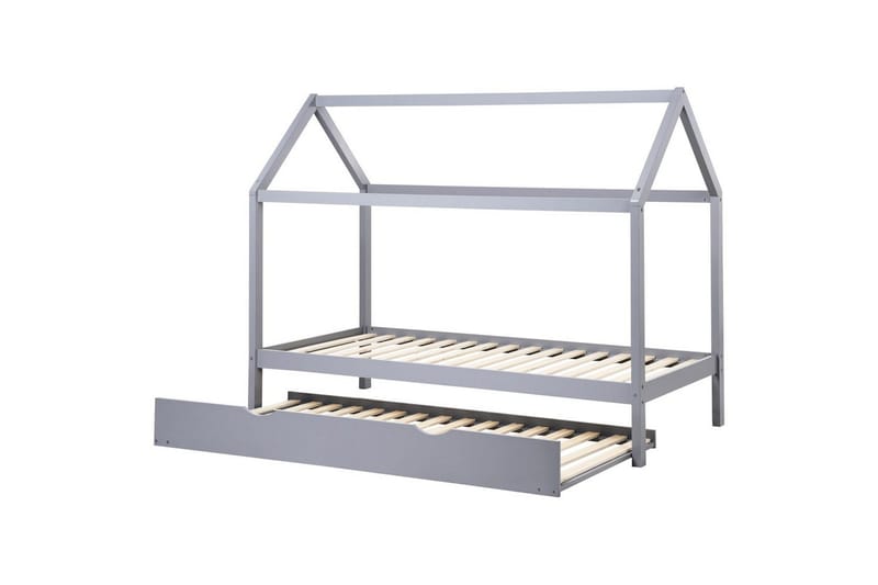 Uttrekkbar barneseng Crillon - Grå - Møbler - Barnemøbler - Barneseng & Juniorseng - Husseng