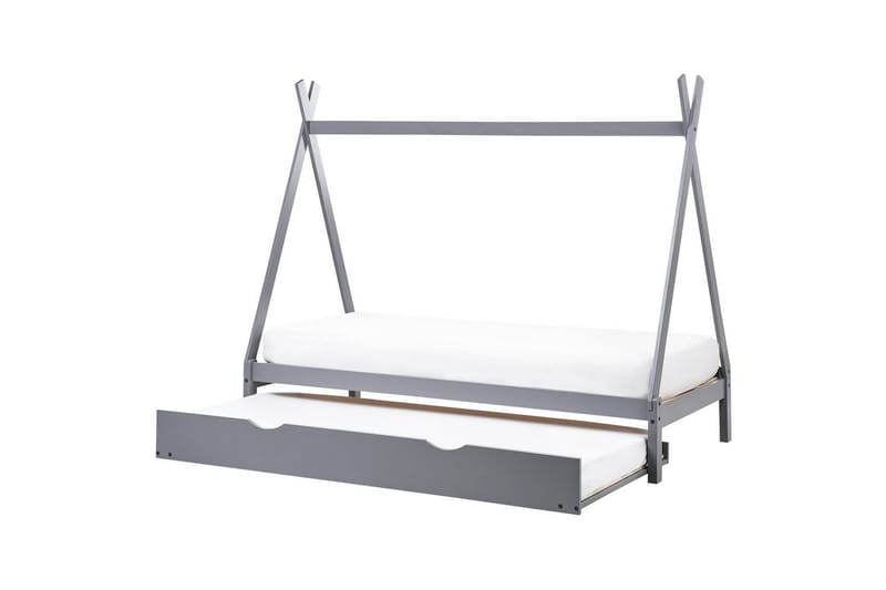 Uttrekkbar barneseng Talmontiers - Grå - Møbler - Barnemøbler - Barneseng & Juniorseng - Husseng