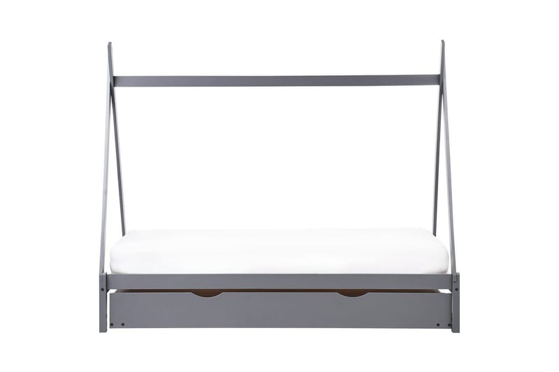 Uttrekkbar barneseng Talmontiers - Grå - Møbler - Barnemøbler - Barneseng & Juniorseng - Husseng