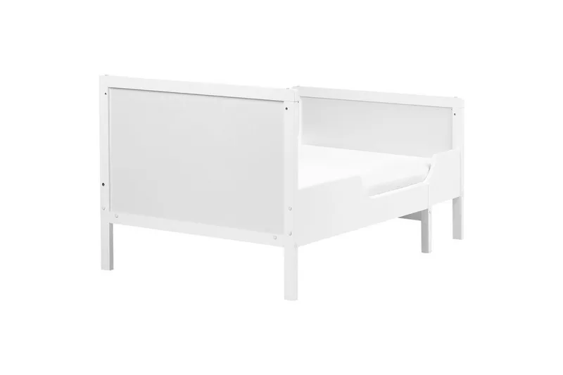 Uttrekkbar småbarnsseng Montigny - Hvit - Møbler - Barnemøbler - Barneseng & Juniorseng - Vokseseng