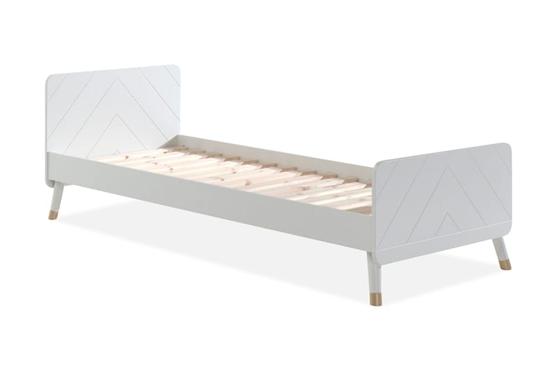 Vessinge seng 90x200 cm - Hvit - Møbler - Barnemøbler - Barneseng & Juniorseng