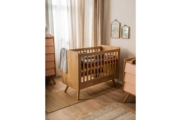 Vintage Sprinkelseng 60x120 cm Tre/Natur - Brun - Møbler - Barnemøbler - Barneseng & Juniorseng - Sprinkelseng